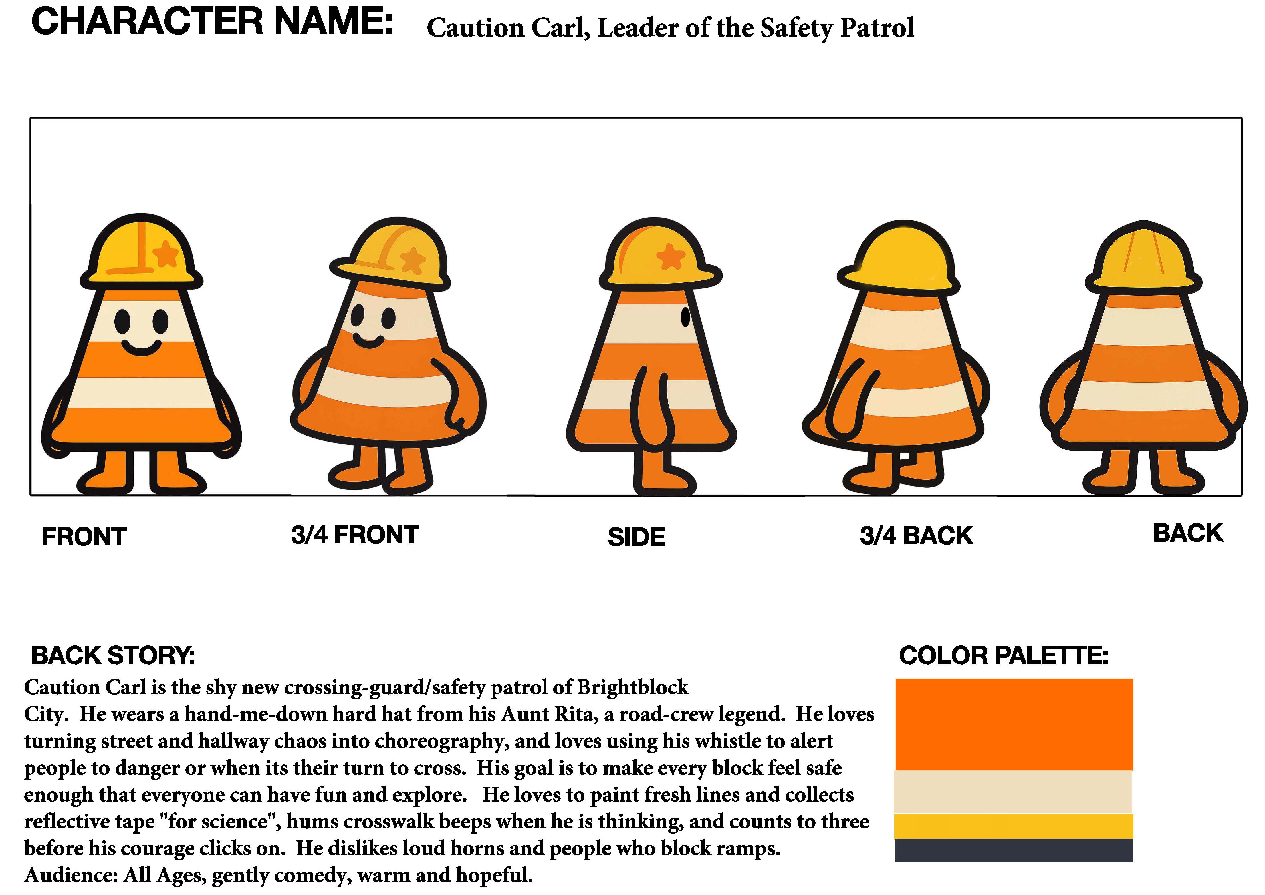 Caution Carl character sheet
