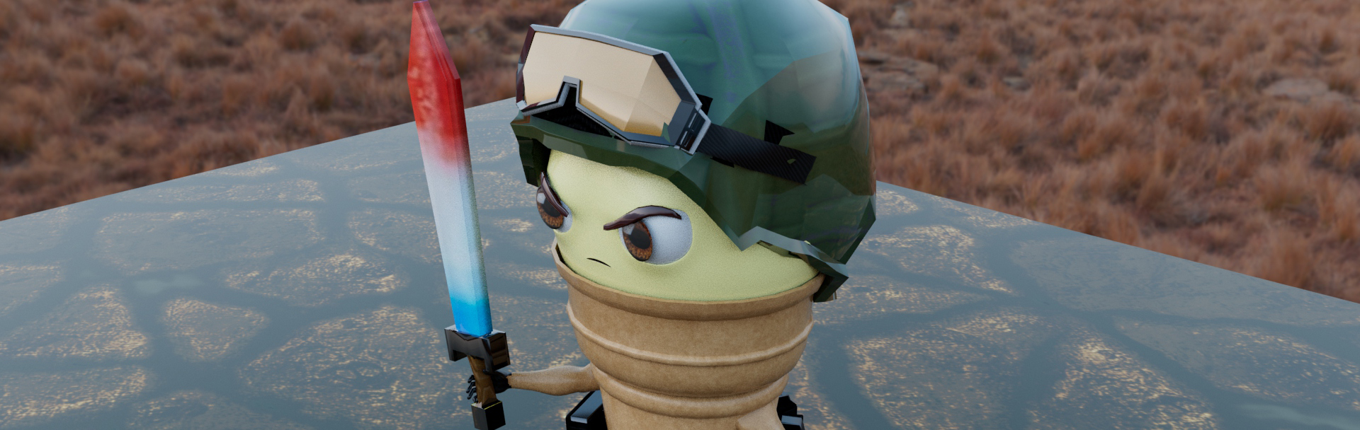 3D character model